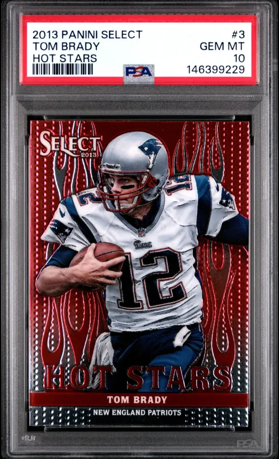 Tom Brady – 2013 Panini Select Hot Stars #3